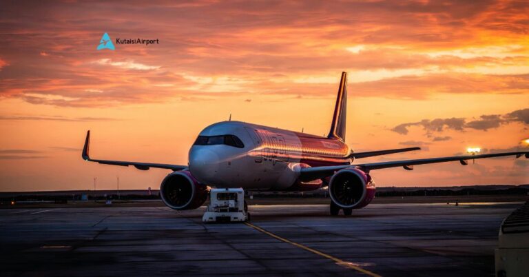 Wizz Air aircraft at Kutaisi International Airport
